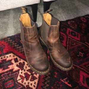 ❤️‼️ SALE ‼️❤️ Dr Doc Martens Brown Leather Boots